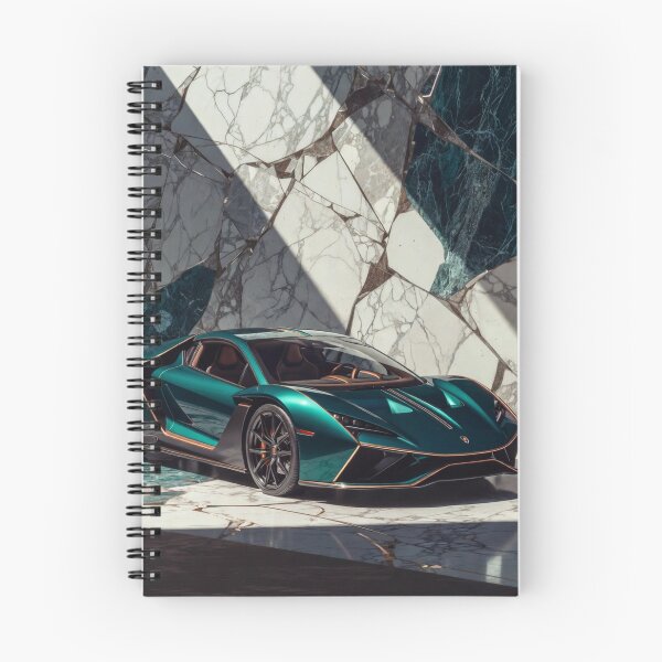 Item preview, Teal Supercar at Luxury Marble Architecture designed and sold by IntelliMindDesigns.