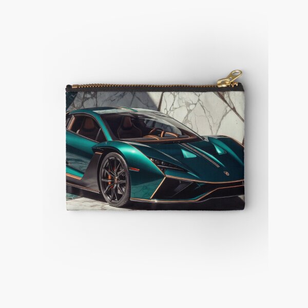 Item preview, Teal Supercar at Luxury Marble Architecture designed and sold by IntelliMindDesigns.