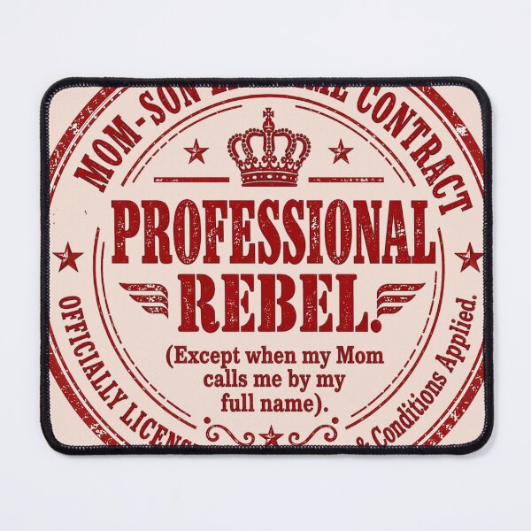 Item preview, Professional Rebel Mom and Son Matching Family Minimalist Art designed and sold by TheAuraAndInk.