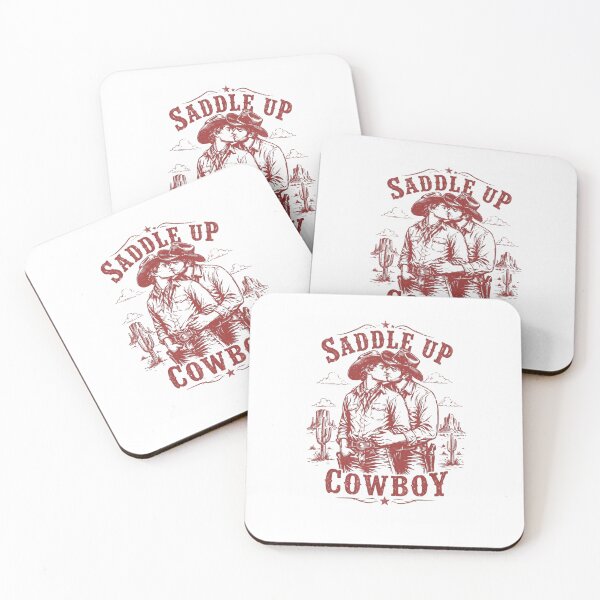 Item preview, Vintage LGBTQ Gay Cowboy Art - Saddle Up Cowboy Retro Western Design designed and sold by haitrieuic96.