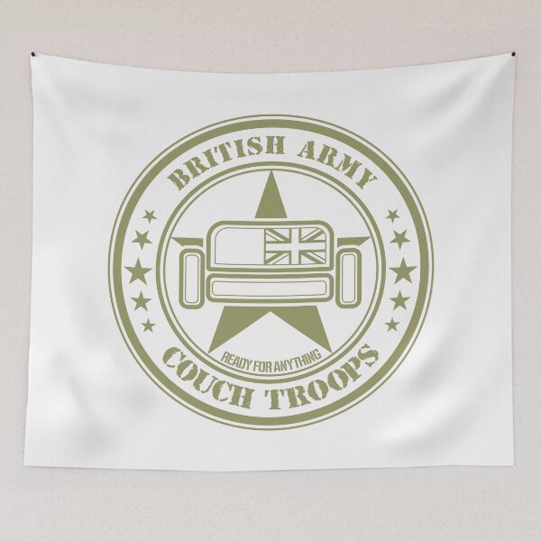 Item preview, British Army Couch Troops (Green) designed and sold by helenacooper.