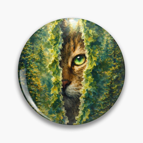Item preview, Gato salvaje escondite designed and sold by M-Y-A-R-T-.