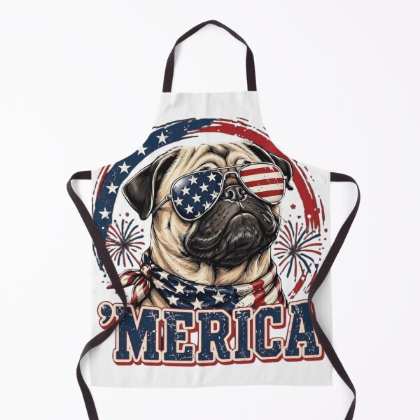 Item preview, Patriotic Pug Merica American Flag Sunglasses 4th of July designed and sold by haitrieuic96.