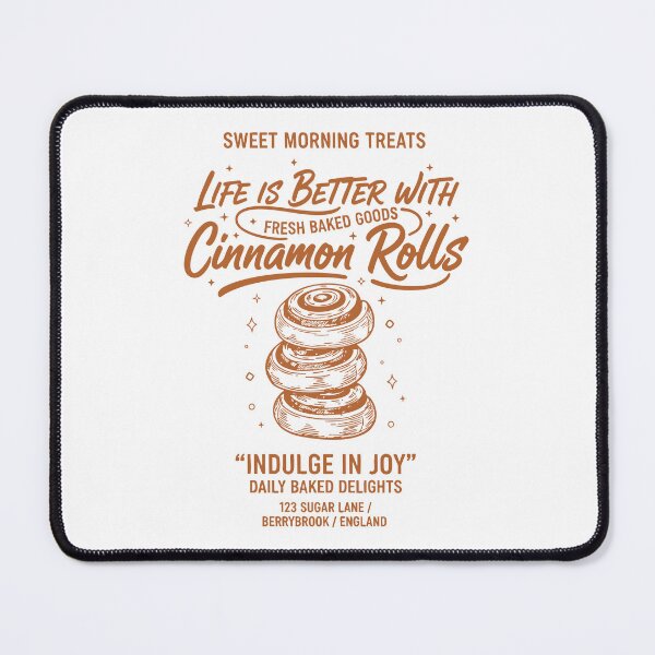 Item preview, Breakfast Life Is Better With Cinnamon Rolls designed and sold by LuminOrb.