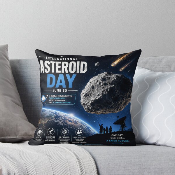 Item preview, International Asteroid Day – Protecting Earth Through Space Awareness designed and sold by Artisan Finds Online.
