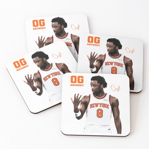 Artikelvorschau, Von Anunoby Jalen Brunson New York Knicks 2026 World Champions Jalen Brunson Josh Hart Und Anunoby Kat Karl-Anthony Towns Orange – New York Knicks entworfen und verkauft von varentbast.