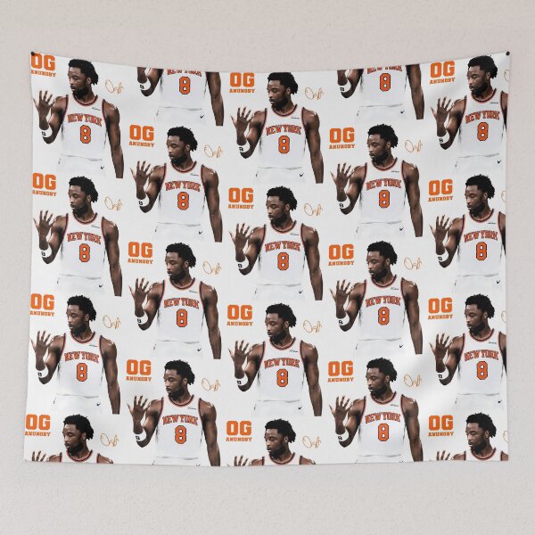 Artikelvorschau, Von Anunoby Jalen Brunson New York Knicks 2026 World Champions Jalen Brunson Josh Hart Und Anunoby Kat Karl-Anthony Towns Orange – New York Knicks entworfen und verkauft von varentbast.