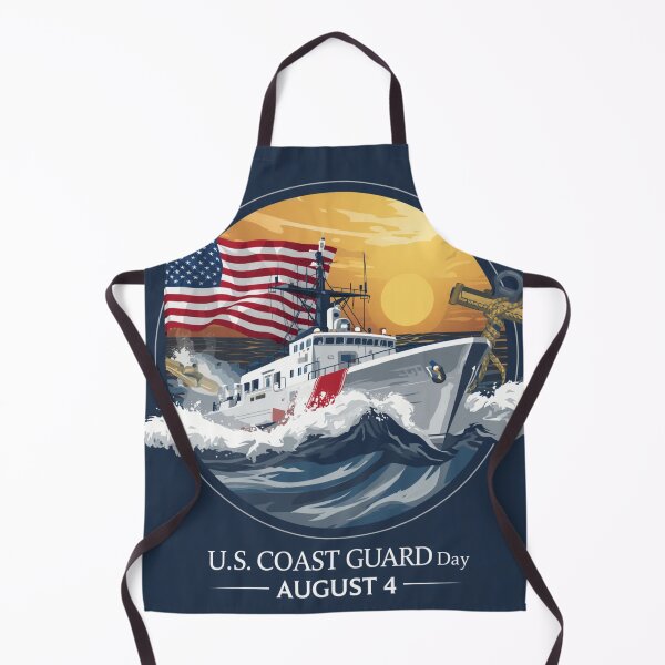 Item preview, Guardians of the Sea – U.S. Coast Guard Day Patriotic Tribute designed and sold by Road Rouch Gallery.