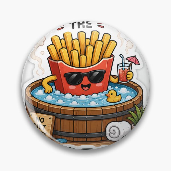 Item preview, French Fries in a Hot Tub designed and sold by NR Graphics.