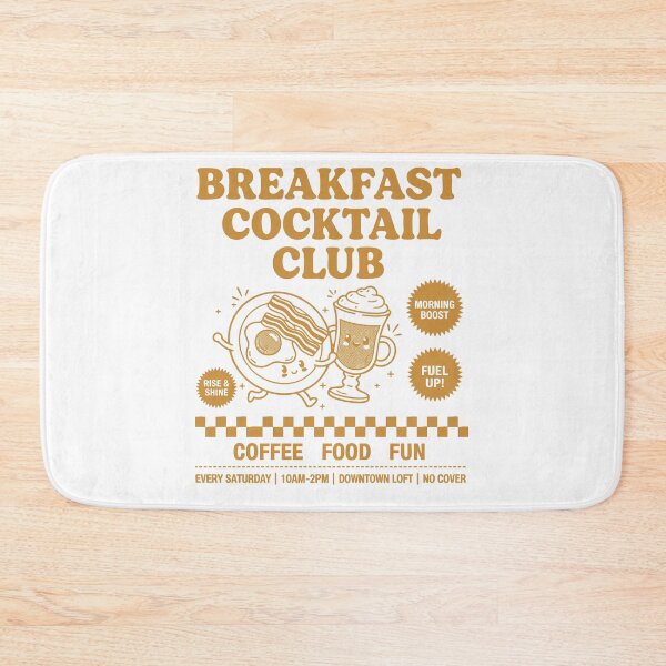 Item preview, Breakfast Cocktail Club Funny Brunch Coffee Food designed and sold by LuminOrb.