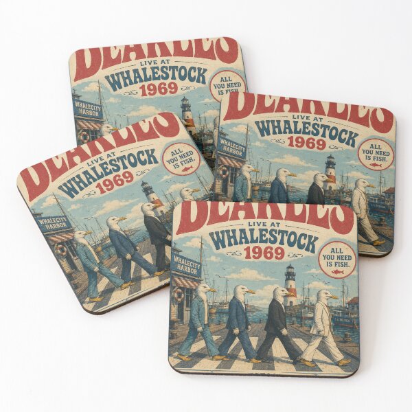 Item preview, The Beakles Vintage Harbor Music Poster designed and sold by lorelunestudio.