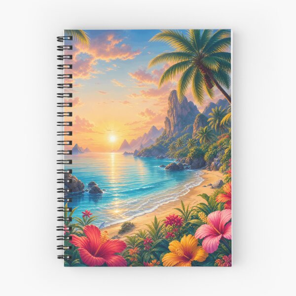 Item preview, Vibrant Tropical Rocky Coast Art designed and sold by LuisWorks.