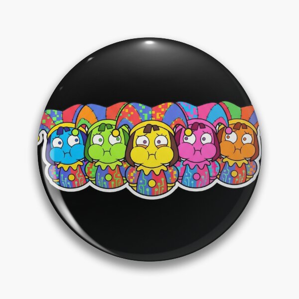 Item preview, Five Colorful Pomni Faces Digital Circus Inspired designed and sold by Dudek Originals.