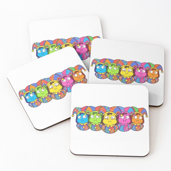 Item preview, Five Colorful Pomni Faces Digital Circus Inspired designed and sold by Dudek Originals.