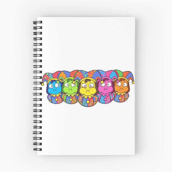 Item preview, Five Colorful Pomni Faces Digital Circus Inspired designed and sold by Dudek Originals.