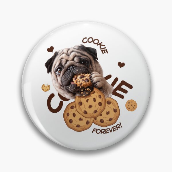 Item preview, Pug Lover Gift Cute Cookie Dog designed and sold by Keng Art.