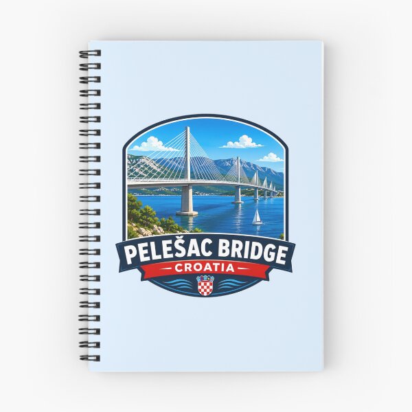 Item preview, Pelješac Bridge, Croatia - Coastal Landmark designed and sold by Myra365Art.