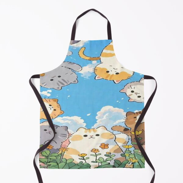 Item preview, Fluffy Kawaii Cat Friends Artwork  designed and sold by NivyasArtistry.