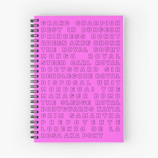 Item preview, The Royal Court of Princess Donut XL Blocky Font designed and sold by FrenchieBoops.