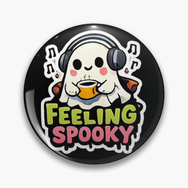Item preview, Cute Ghost Enjoying a Spooky Coffee designed and sold by _Stickora_.