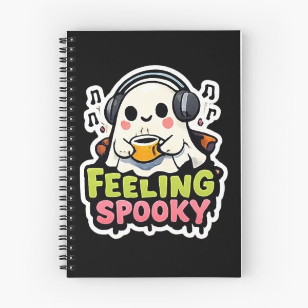 Item preview, Cute Ghost Enjoying a Spooky Coffee designed and sold by _Stickora_.
