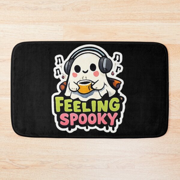 Item preview, Cute Ghost Enjoying a Spooky Coffee designed and sold by _Stickora_.