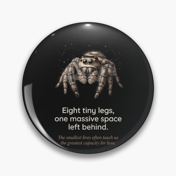 Item preview, Jumping Spider Memorial — Eight Tiny Legs Print designed and sold by Whimwick.