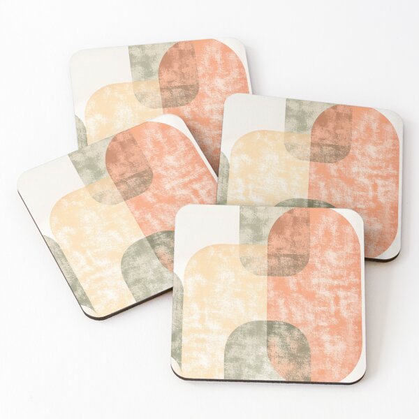Item preview, Terracotta Calm Geometry Wall Art designed and sold by Bionson Art.