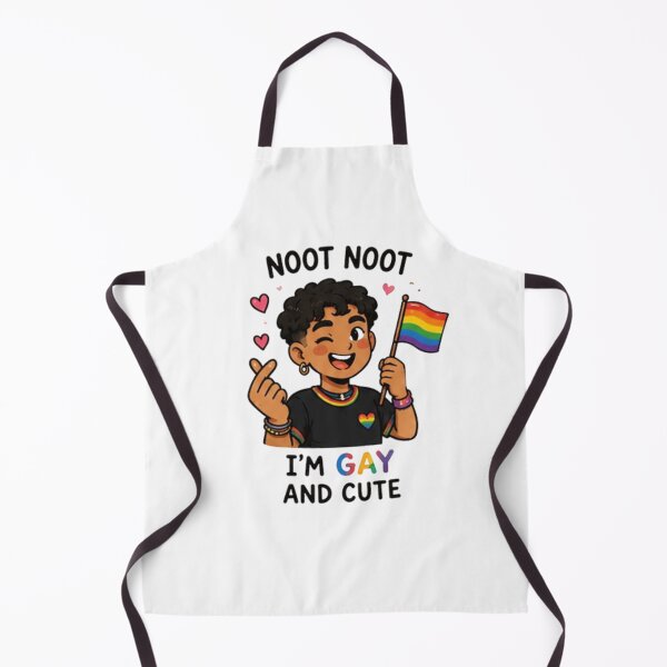 Item preview, Noot Noot I'm Gay and Cute Pride designed and sold by Pixanova.