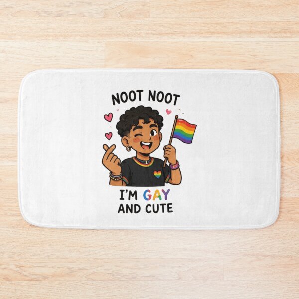 Item preview, Noot Noot I'm Gay and Cute Pride designed and sold by Pixanova.