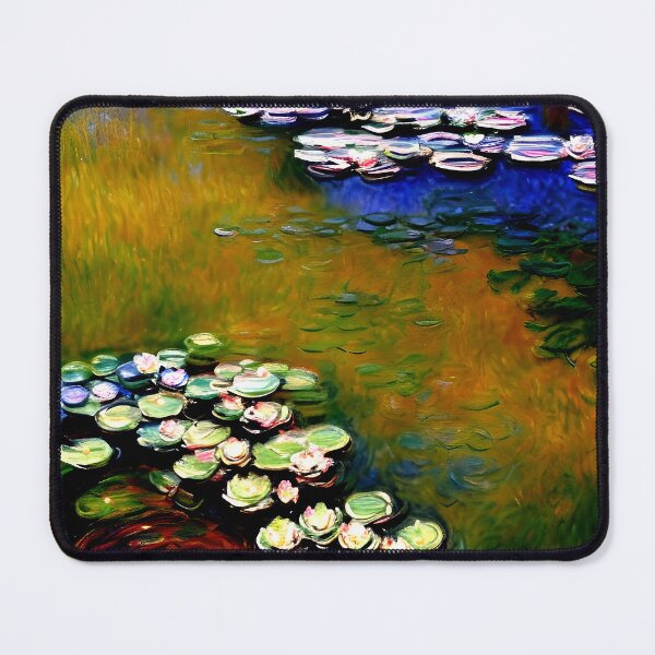 Item preview, Water Lilies: Impression of Reflections & Blossoming Surfaces (1917-3) designed and sold by artdesignsnow.