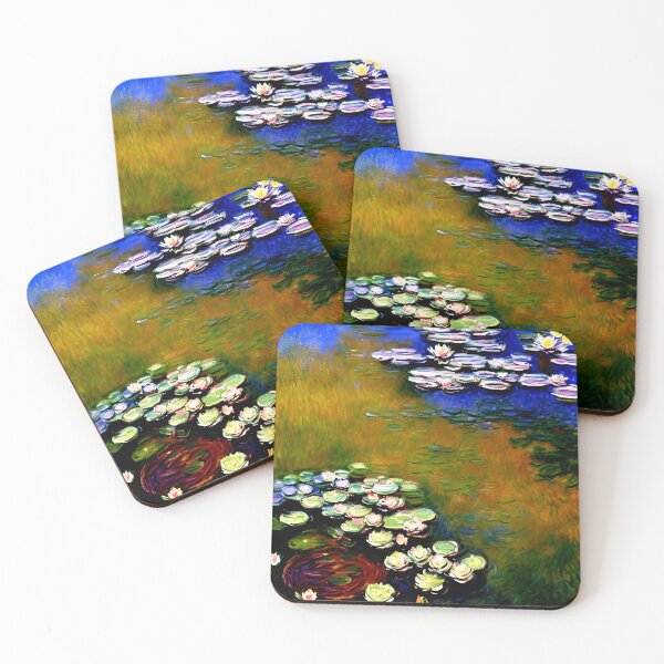 Item preview, Water Lilies: Impression of Reflections & Blossoming Surfaces (1917-3) designed and sold by artdesignsnow.