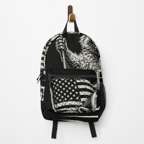 Item preview, Feral and Free Patriotic Raccoon American Flag Vintage Design designed and sold by haitrieuic96.