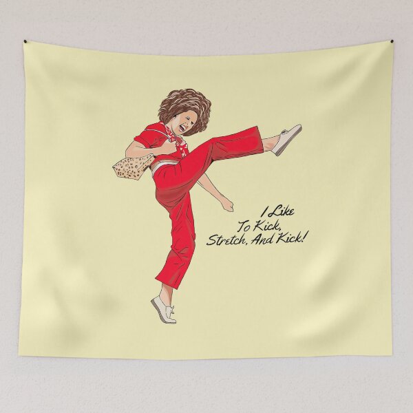 Item preview, Sally OMalley - I like to Kick Stretch and Kick designed and sold by ZERO-MIND.