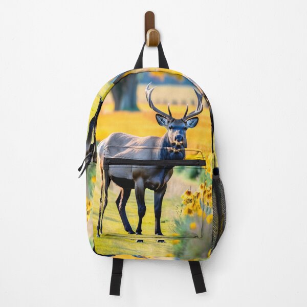 Item preview, Animals - Majestic Stag, Pastoral Portrait in Golden Light designed and sold by DoodyPets.