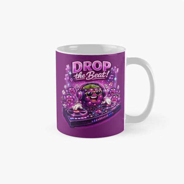 Item preview, Drop The Beat Funny DJ Grapes Party Music Fruit Design designed and sold by irfanshikh.