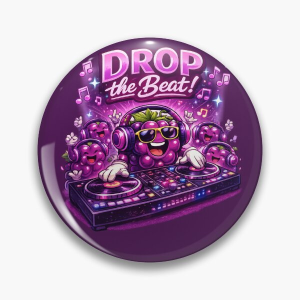 Item preview, Drop The Beat Funny DJ Grapes Party Music Fruit Design designed and sold by irfanshikh.