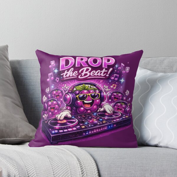 Item preview, Drop The Beat Funny DJ Grapes Party Music Fruit Design designed and sold by irfanshikh.
