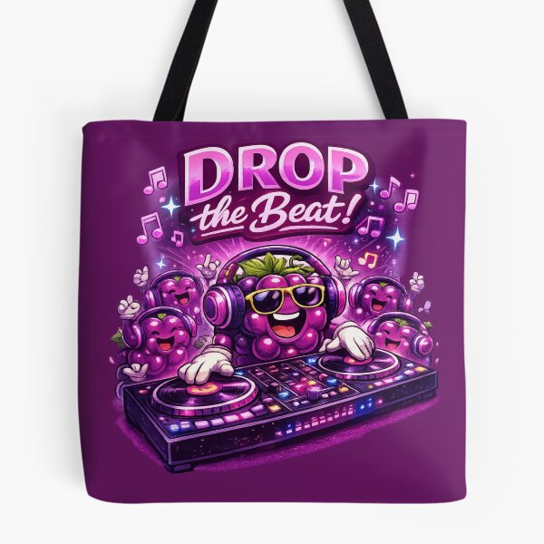 Item preview, Drop The Beat Funny DJ Grapes Party Music Fruit Design designed and sold by irfanshikh.