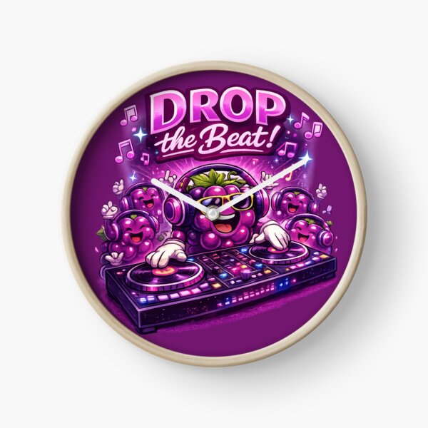 Item preview, Drop The Beat Funny DJ Grapes Party Music Fruit Design designed and sold by irfanshikh.