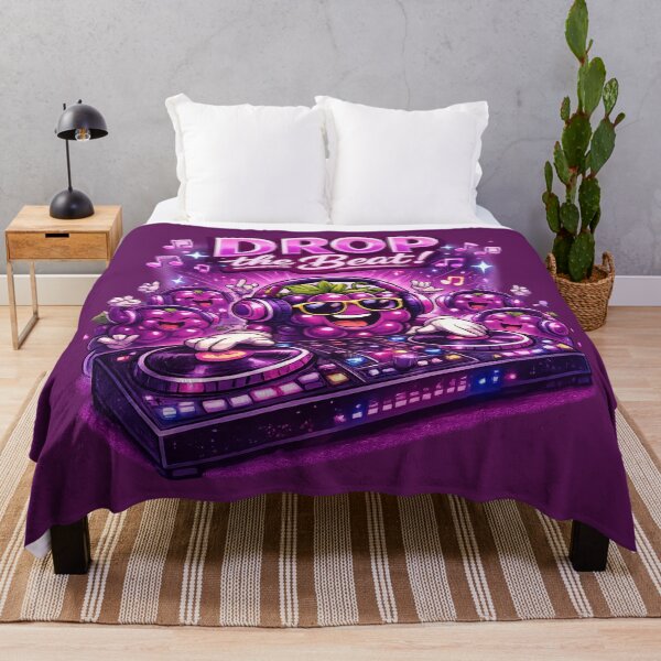 Item preview, Drop The Beat Funny DJ Grapes Party Music Fruit Design designed and sold by irfanshikh.