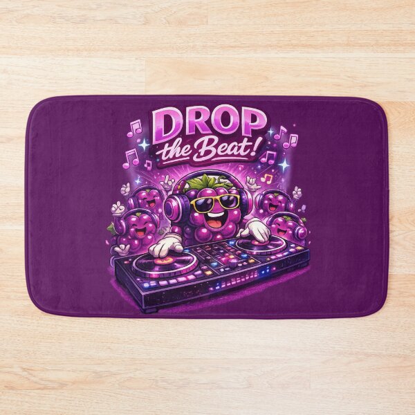 Item preview, Drop The Beat Funny DJ Grapes Party Music Fruit Design designed and sold by irfanshikh.
