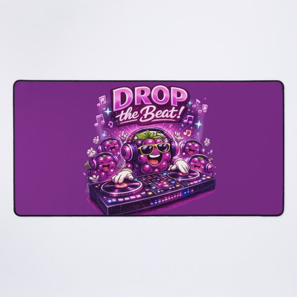 Item preview, Drop The Beat Funny DJ Grapes Party Music Fruit Design designed and sold by irfanshikh.