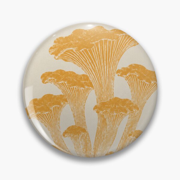 Item preview, Vintage Yellow Chanterelle Mushroom Botanical Illustration designed and sold by bosamji.