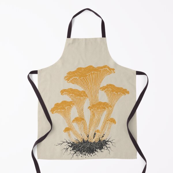 Item preview, Vintage Yellow Chanterelle Mushroom Botanical Illustration designed and sold by bosamji.