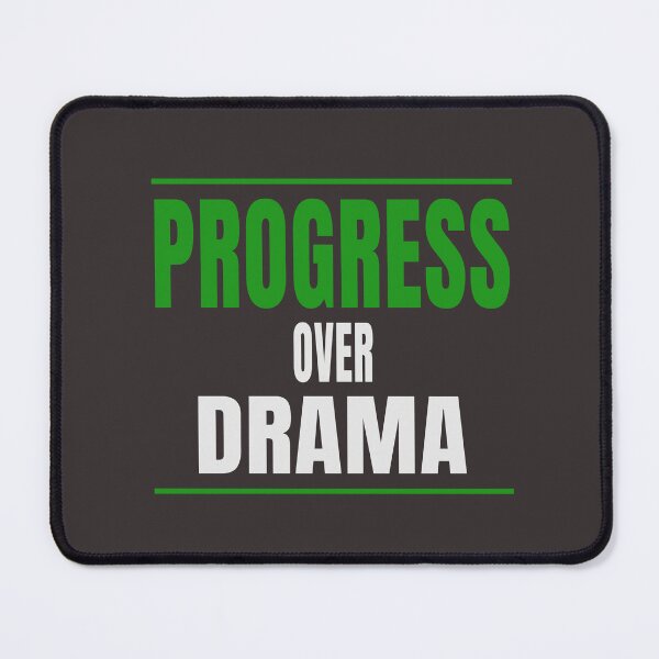 Item preview, Progress Over Drama Typography Design designed and sold by HeartAndArtShop.