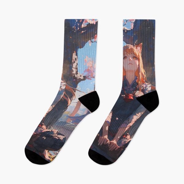 Item preview, Holo Spice and Wolf Sakura Rooftop Spring Wisdom designed and sold by earlobejerk.