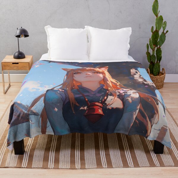 Item preview, Holo Spice and Wolf Sakura Rooftop Spring Wisdom designed and sold by earlobejerk.