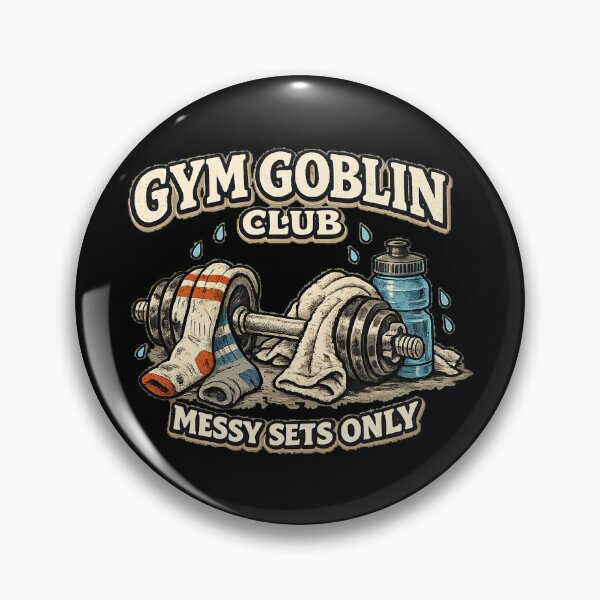Item preview, Gym Goblin Club Messy Sets Only Retro Fitness Humor designed and sold by Concrete Coffee Studio.