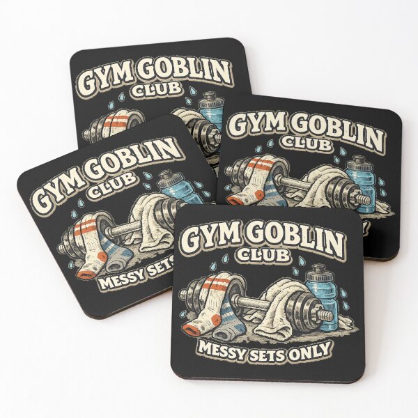 Item preview, Gym Goblin Club Messy Sets Only Retro Fitness Humor designed and sold by Concrete Coffee Studio.